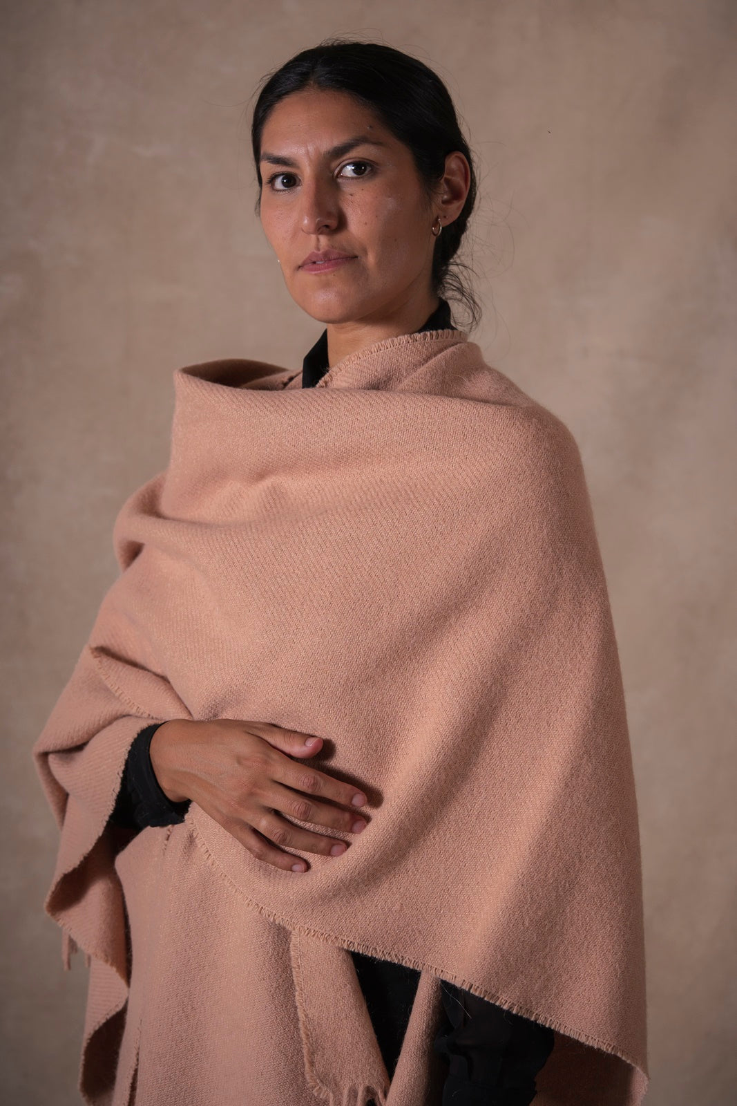 Ruana de llama y oveja